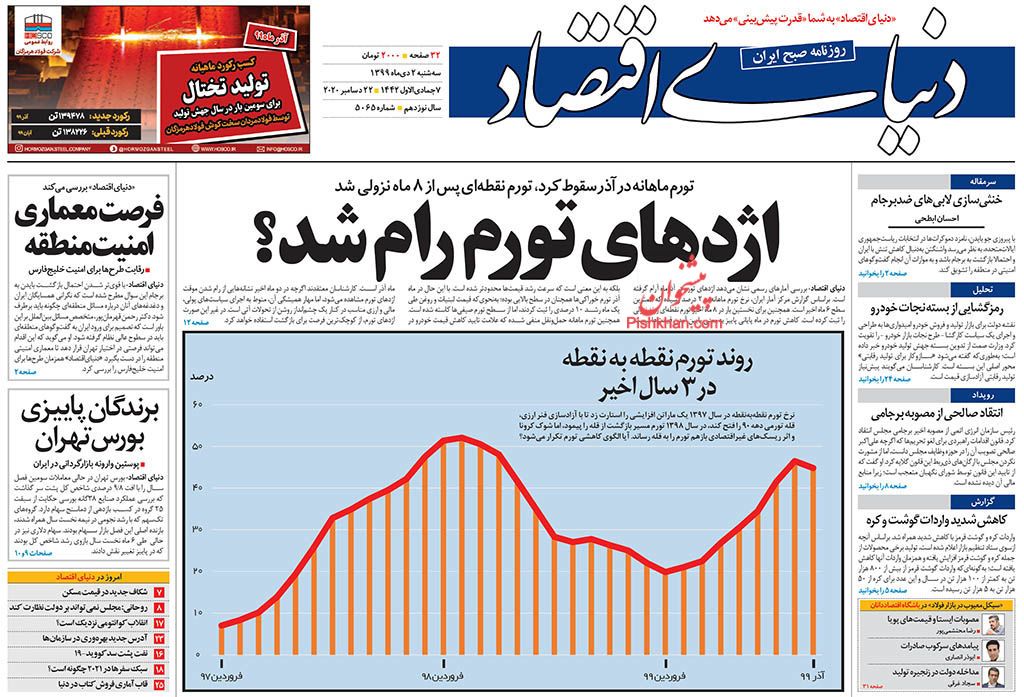 أبرز عناوين الواردة في الصحف الإيرانية 3